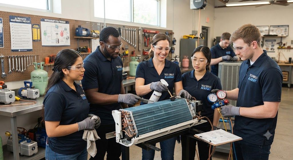 HVAC maintenance and servicing training