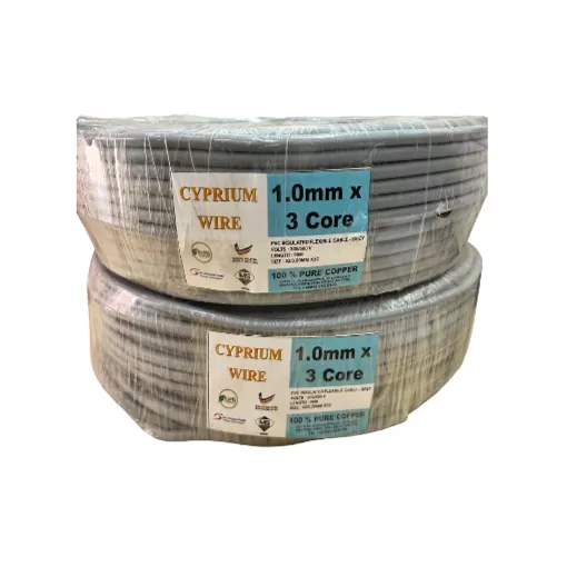 Cyprium 1mm x 3C Flexible Cable (90m) 