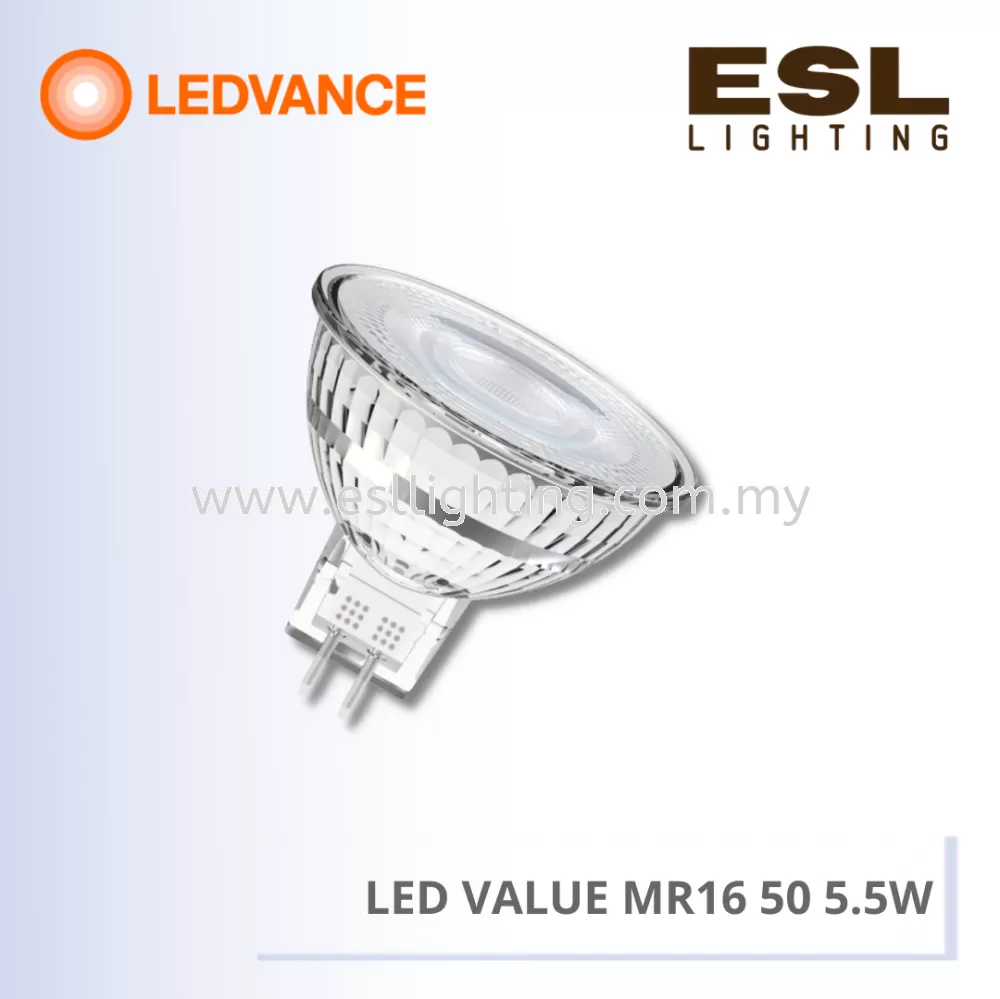 LEDVANCE LED VALUE MR16 50 5.5W - 4058075588219