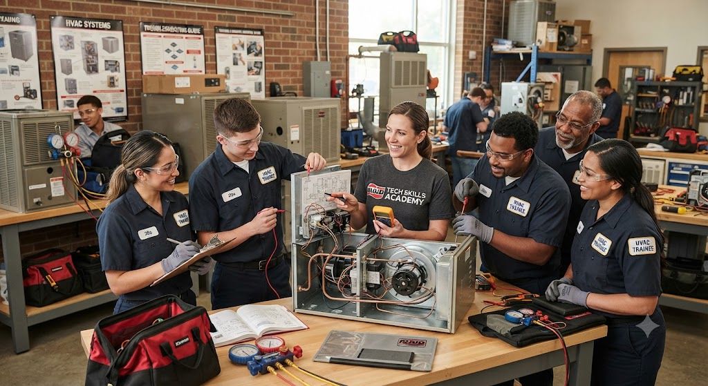 HVAC repair and maintenance training