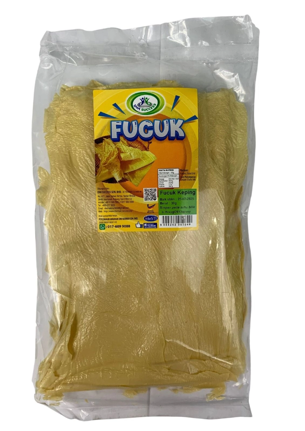 Fucuk Keping Sahaja 30g RM4.00 x5 Unit C.DWI MAKMUR