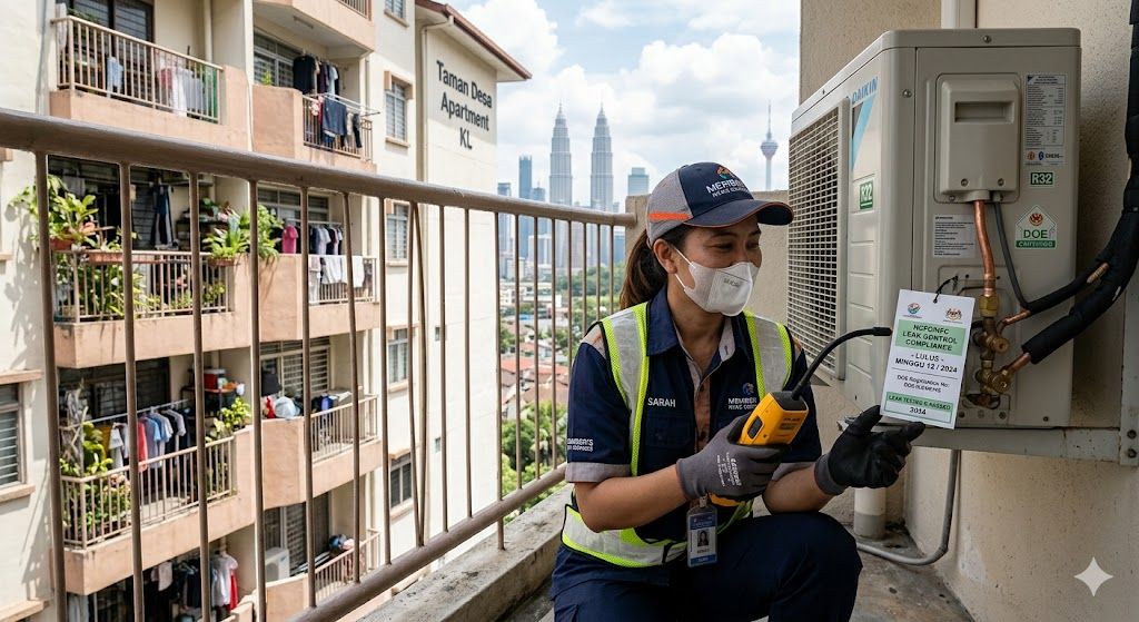HVAC eak control compliance Malaysia