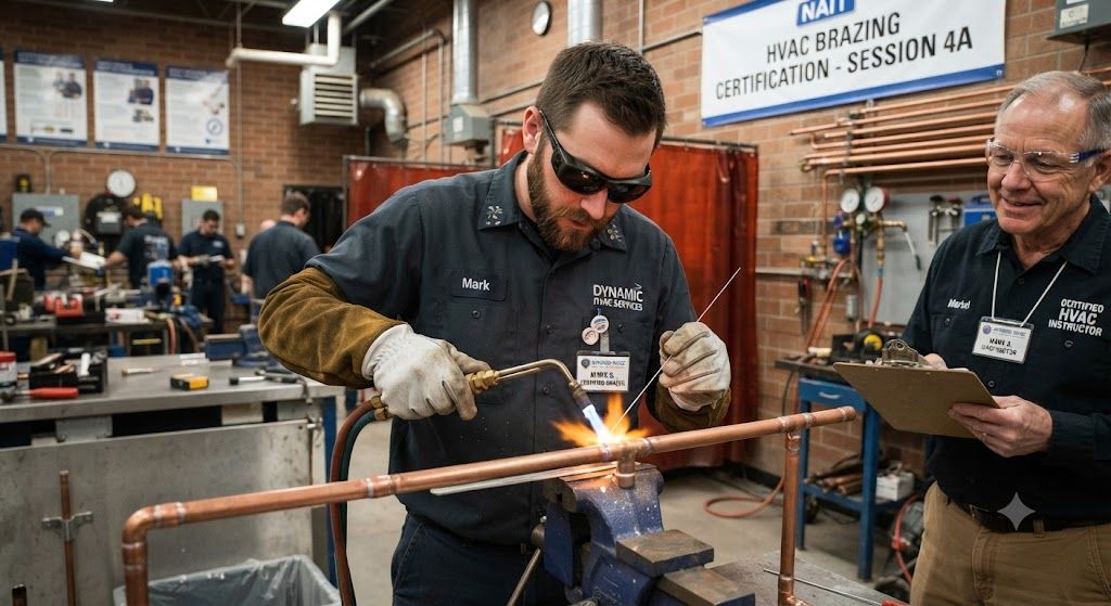professional HVAC brazing certification