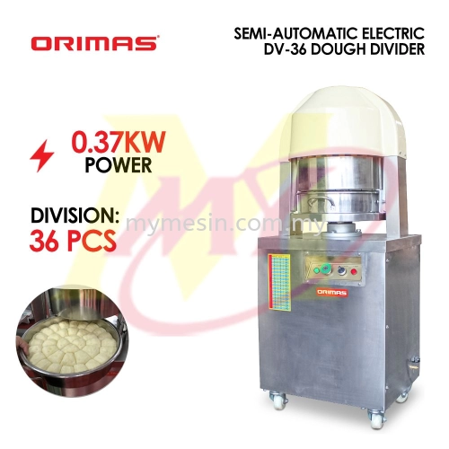  ORIMAS DV36 Semi-Automatic Electric Dough Divider Stainless Steel Knife