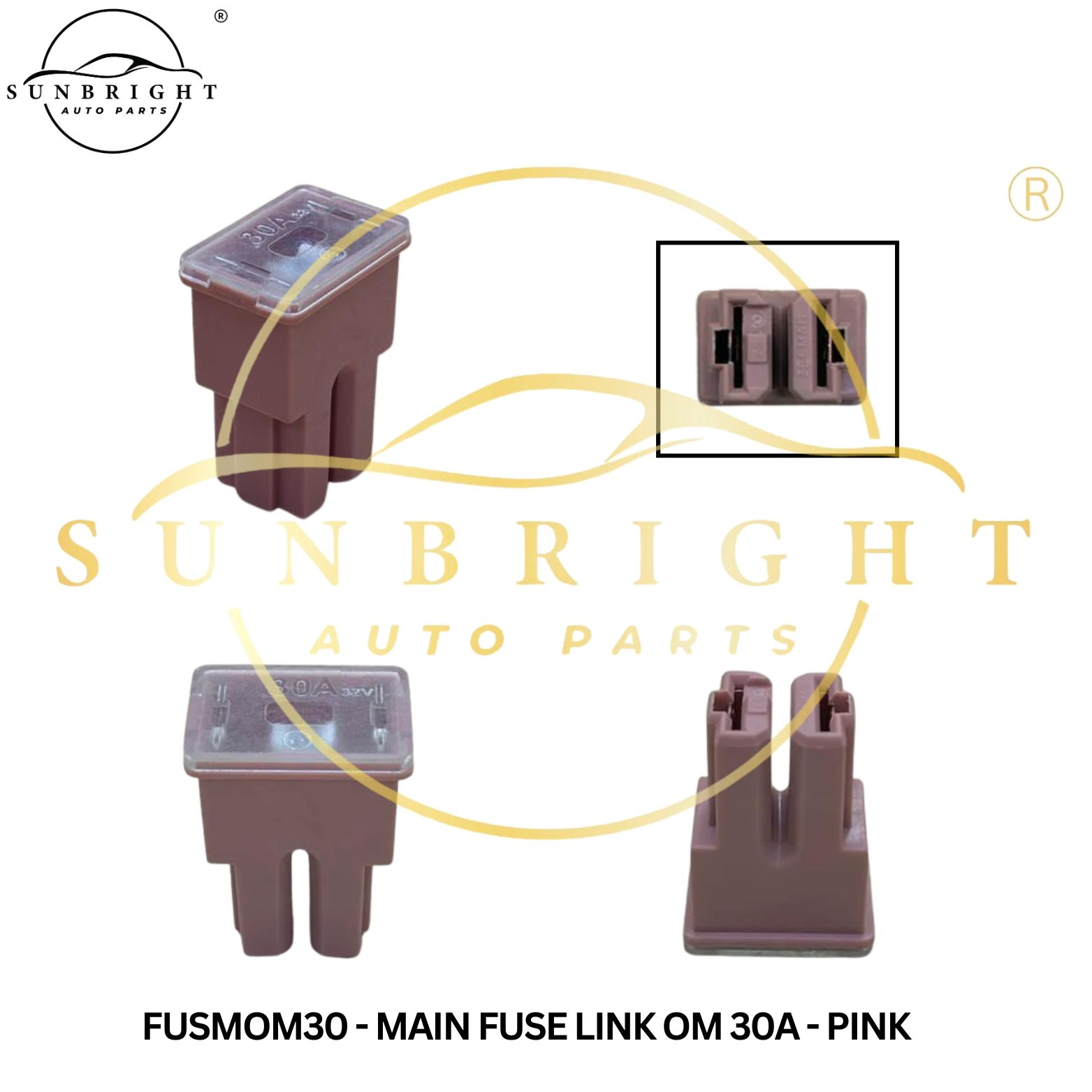 FUSMOM30 - MAIN FUSE LINK OM 30A - PINK