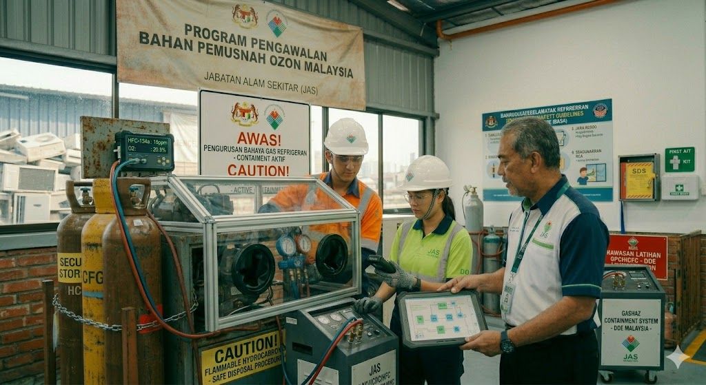 refrigerant gas hazard containment Malaysia DOE