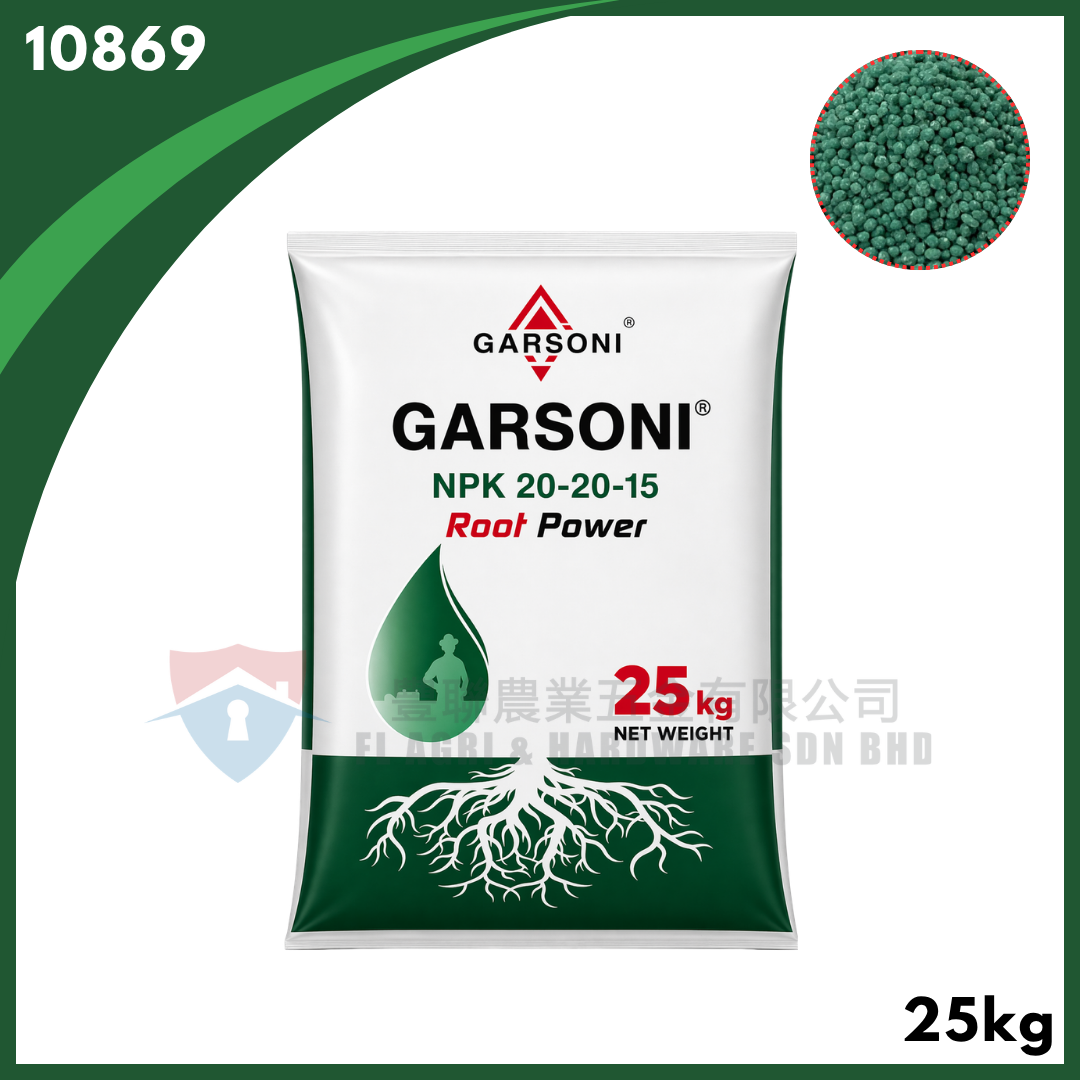 GARSONI NPK 20-20-15 ROOT POWER (25KG)
