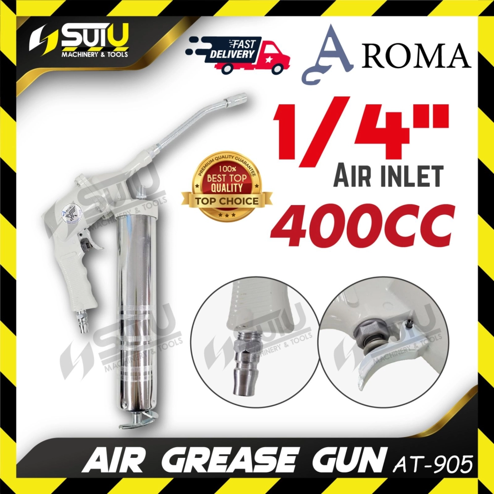 AROMA AT-905 / AT905 400CC 1/4" Air Grease Gun / Pistol Minyak Udara