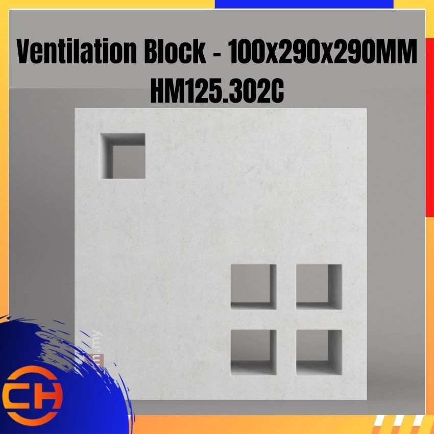 Ventilation Block - 100x290x290MM HM125.302C