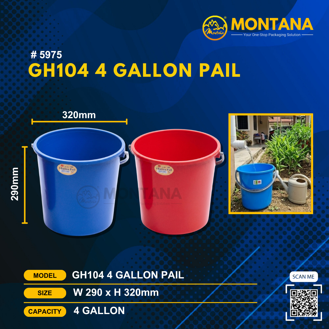 (5975) GH104 4 GALLON PAIL