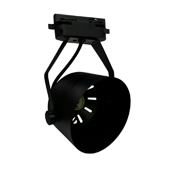 TP112-BK LED Track Light AR111 GU10 Bulb Black