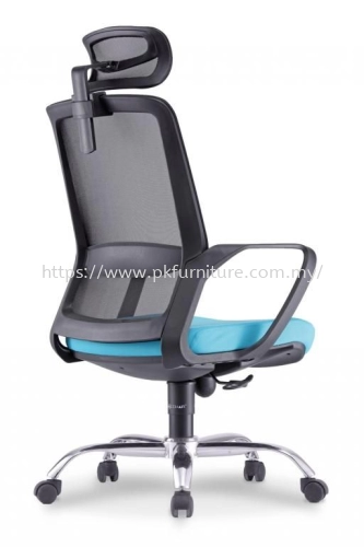 BASIC MESH CHAIR - PK-BCMC-KYOTO-H-CR-C1 - KYOTO HIGH BACK MESH CHAIR