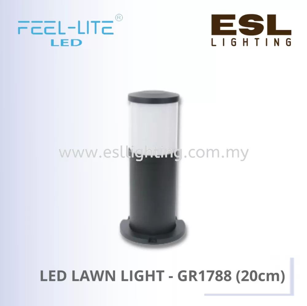 FEEL LITE LED LAWN LIGHT - GR1788/10W/15W/18W - 20CM IP65