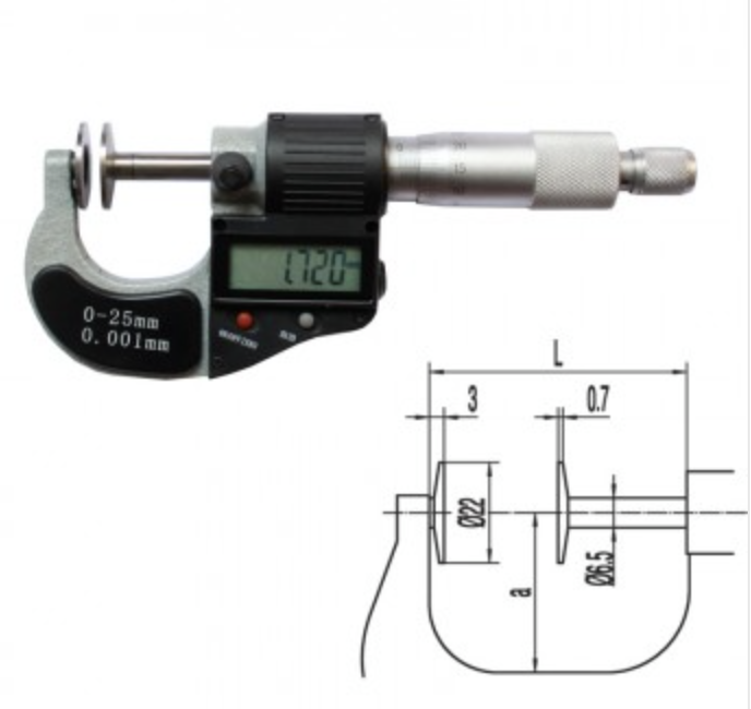 GUANGLU Digital common normal micrometer