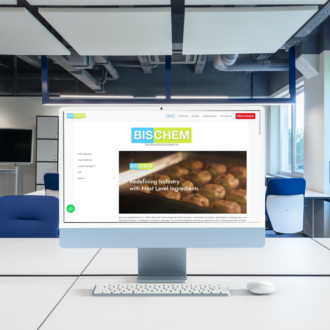 Food ingredients and food grade chemicals Web Design | SEO | Digital Marketing | Selangor