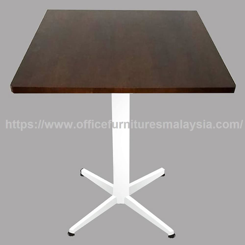 2.5ft Amazing High Rubber Wood Square Table OFSM98R7575HS