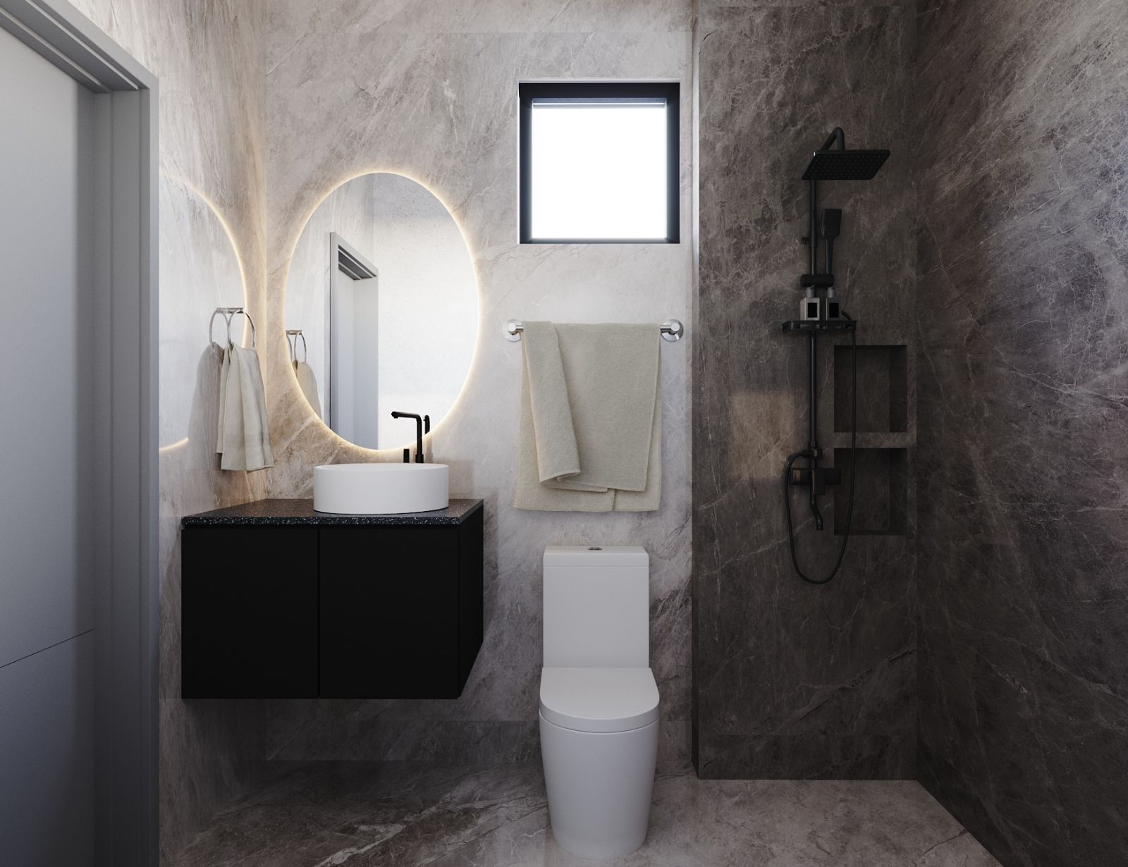 COMMOM BATHROOM - SILVER - LTH