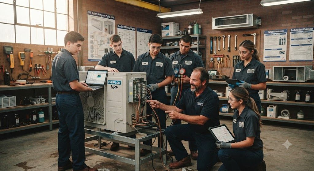 VRF system installation training
