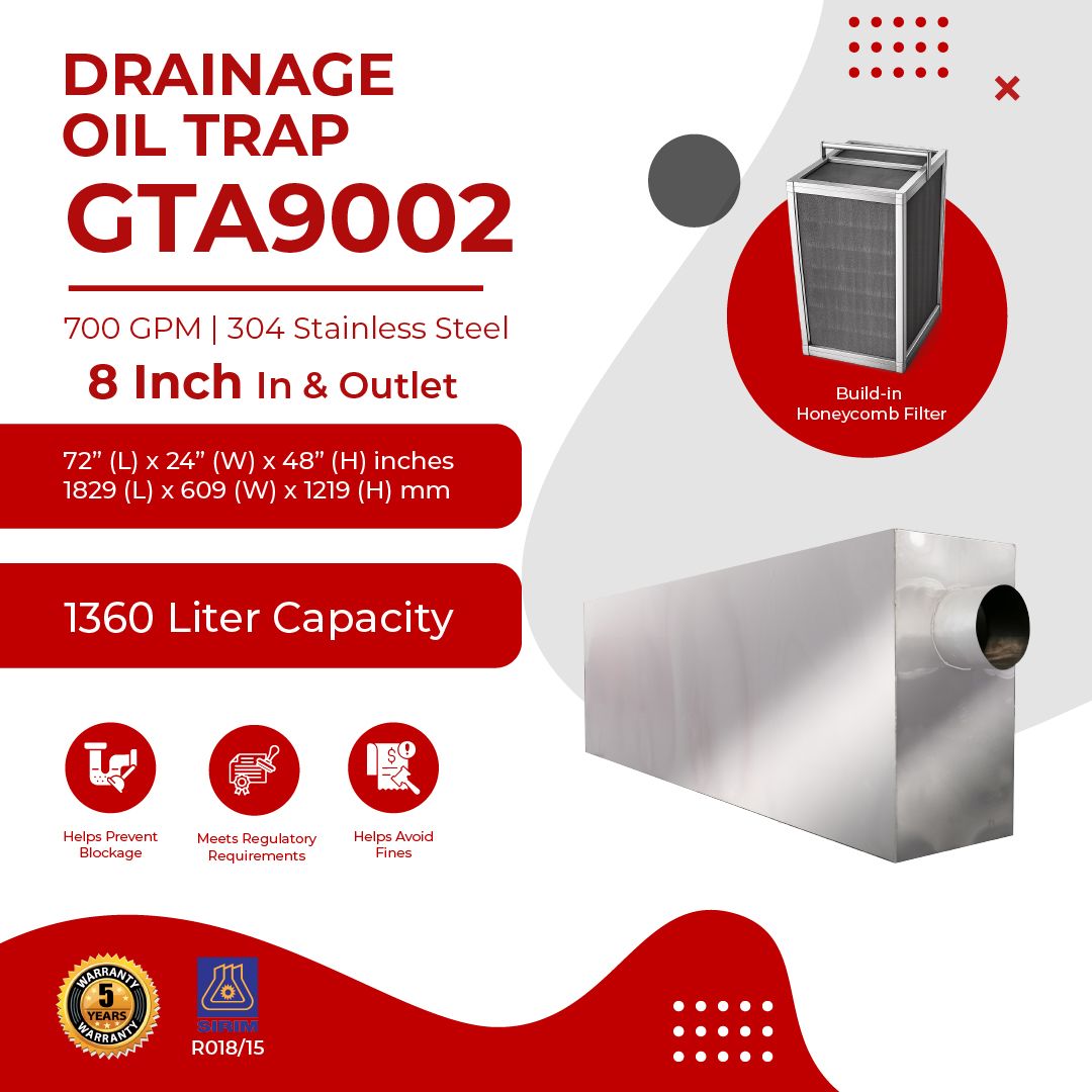 Oil Seperator GTA9002 | 700 GPM | 1360 Liter
