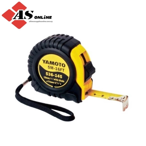 YAMOTO Dynamic Grip, 5m / 16ft, Heavy Duty Tape Measure, Metric and Imperial, Class II / Model: YMT5361450K