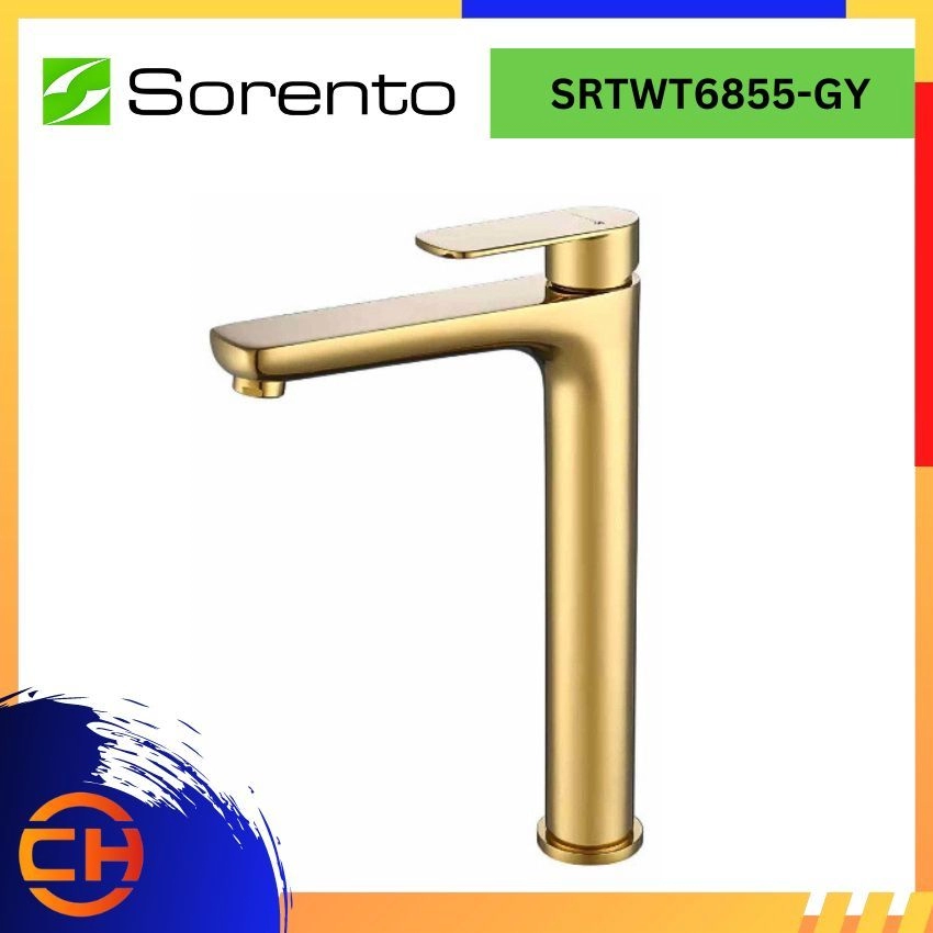 SORENTO BATHROOM FAUCET SRTWT6855-GY High Basin Cold Tap 