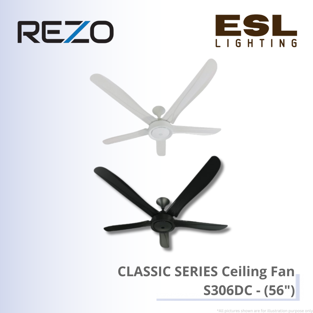 REZO CLASSIC SERIES Ceiling Fan S306DC - 56"