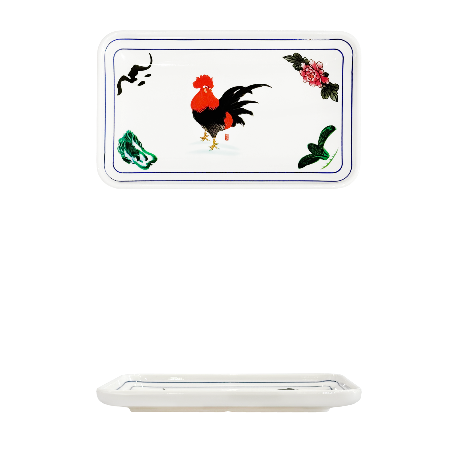 HR-SXGJ-8-rectangular-dish-8''-长方盘