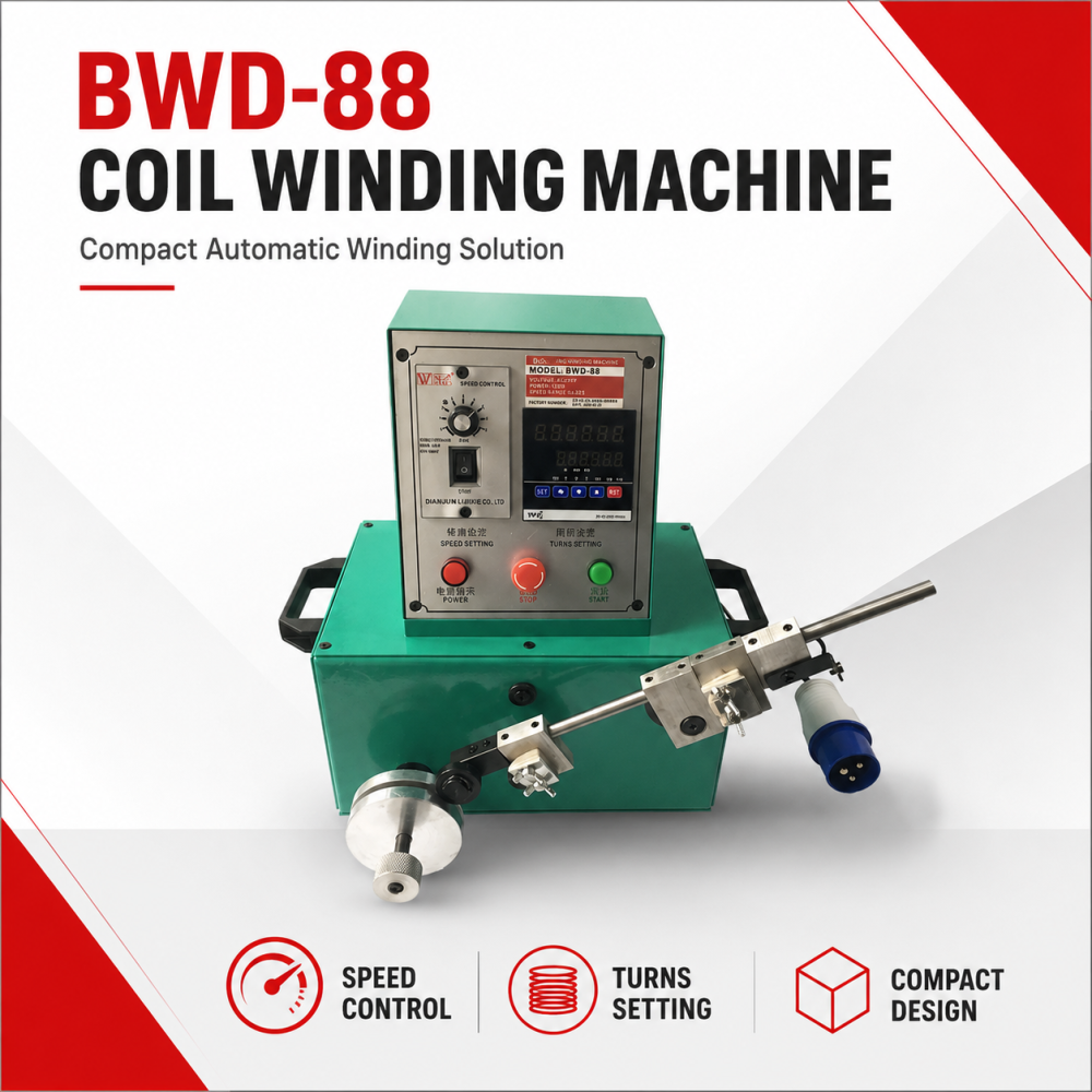 BWD-88 Automatic Coil Winding Machine Singapore | Rebar Wire Winding
