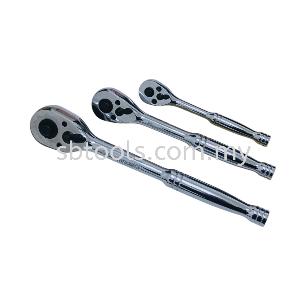 SB TOOLS Metal Ratchet Handle (1/4″,3/8″,1/2″DR)