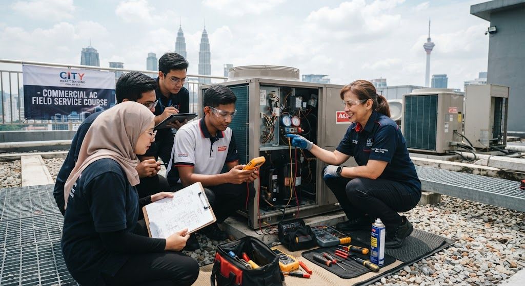 Commercial HVAC servicing course Malaysia