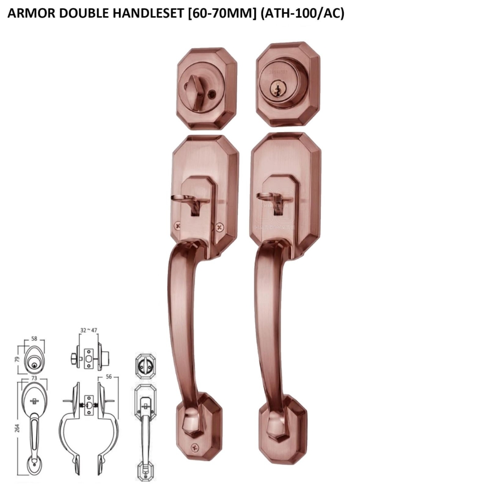 ARMOR DOUBLE HANDLESET ATH-100/AC 60-70MM