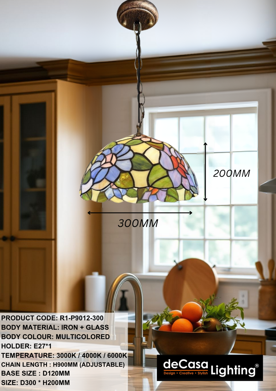 MOROCCAN STYLE PENDANT LIGHT (P9012)