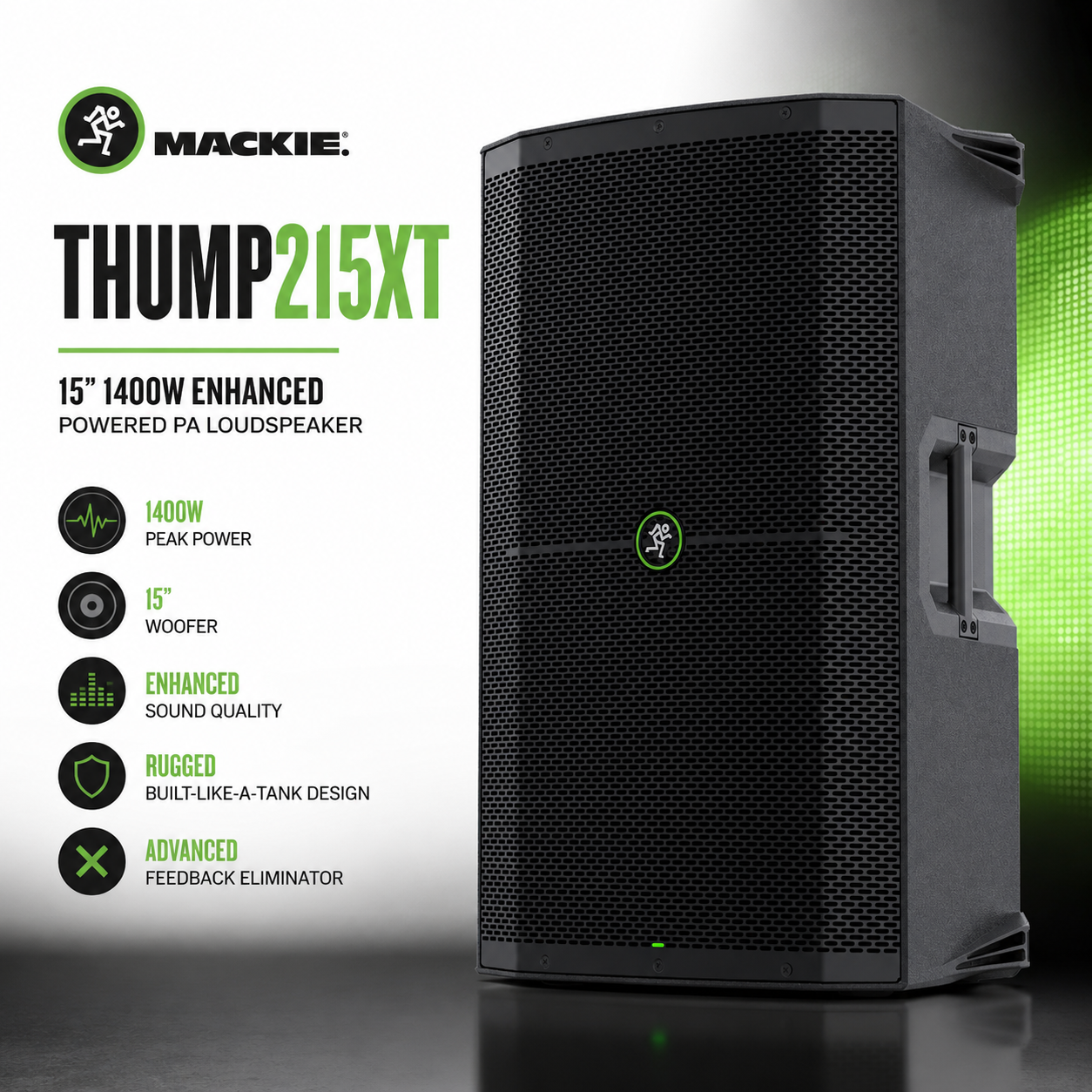 Mackie Thump215XT 15” 1400W Enhanced Powered PA Loudspeaker