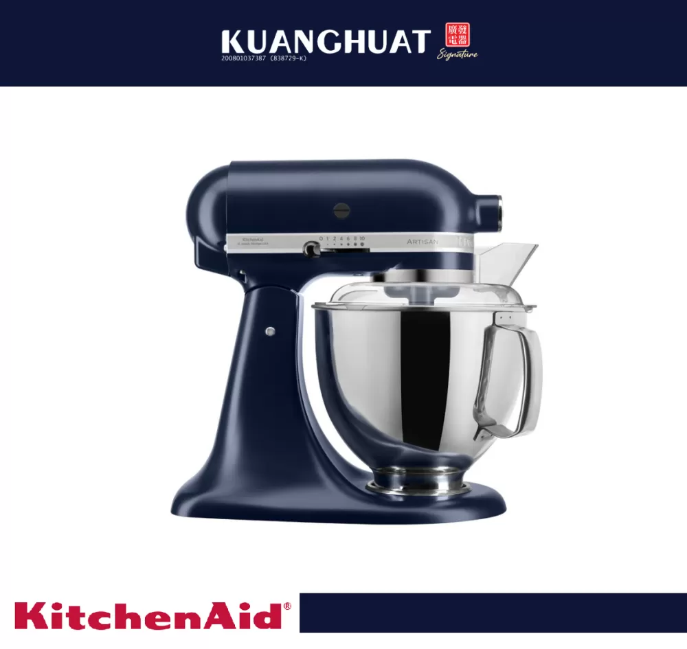 [PRE-ORDER 7 DAYS] KITCHENAID Matte Ink Blue 4.8L Tilt Head Stand Mixer 5KSM175PSBIB