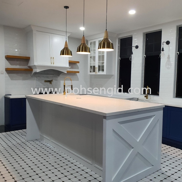 Nyatoh Spray Paint Kitchen Cabinet #Seri Bestari #Sepang #Selangor Kitchen Seremban, Negeri Sembilan (NS), Malaysia Renovation, Service, Interior Design, Supplier, Supply | Poh Seng Furniture & Interior Design