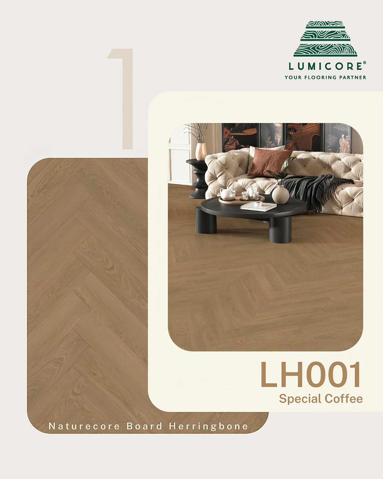 NatureCore Herringbone LHB001