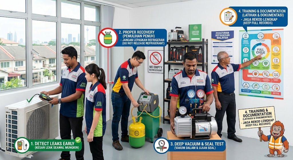 refrigerant containment best practices Malaysia