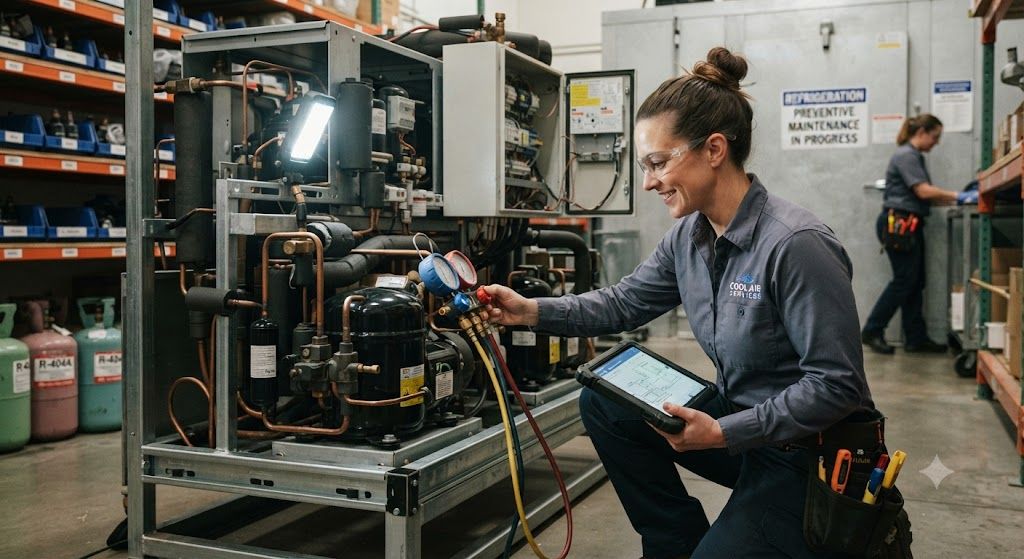 Refrigeration system troubleshooting and maintenance