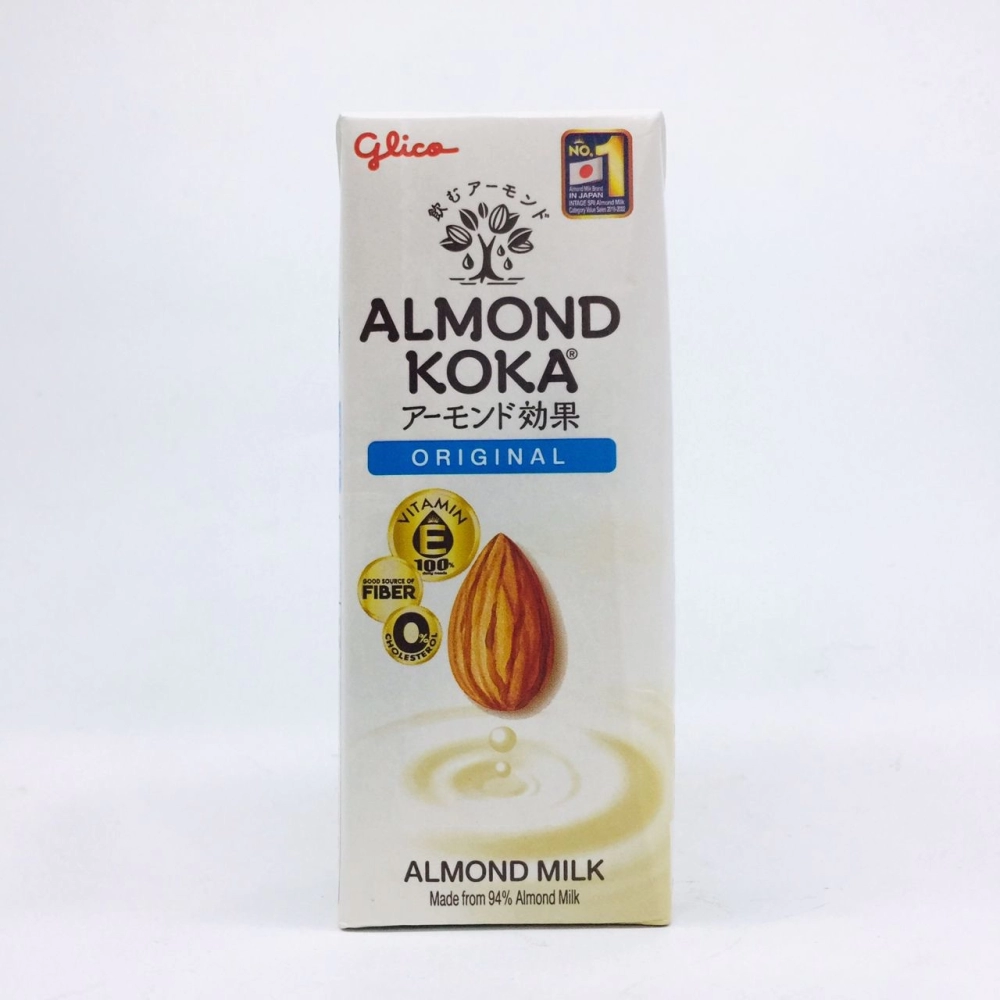 Glico Almond Koka Original  Milk日本原味杏仁果奶180ml