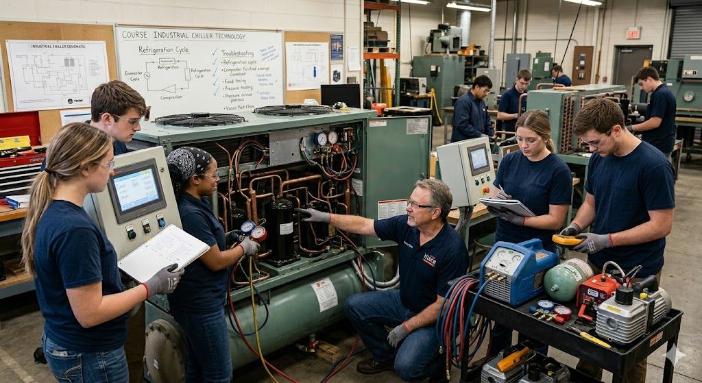 Air cooled chiller workshop
