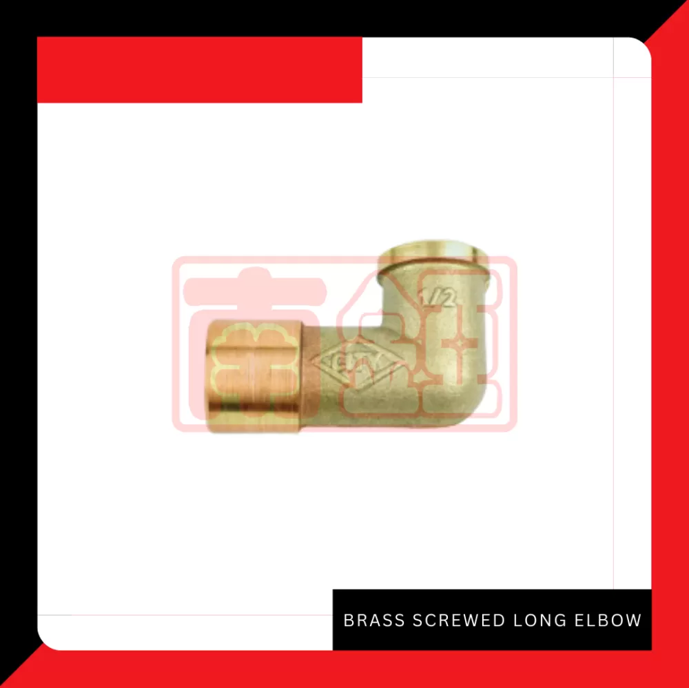 Brass Screwed Long Elbow