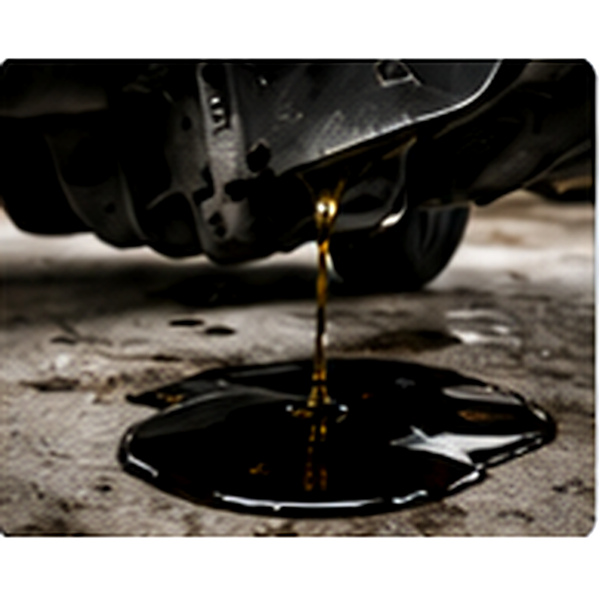 Engine oil leaking