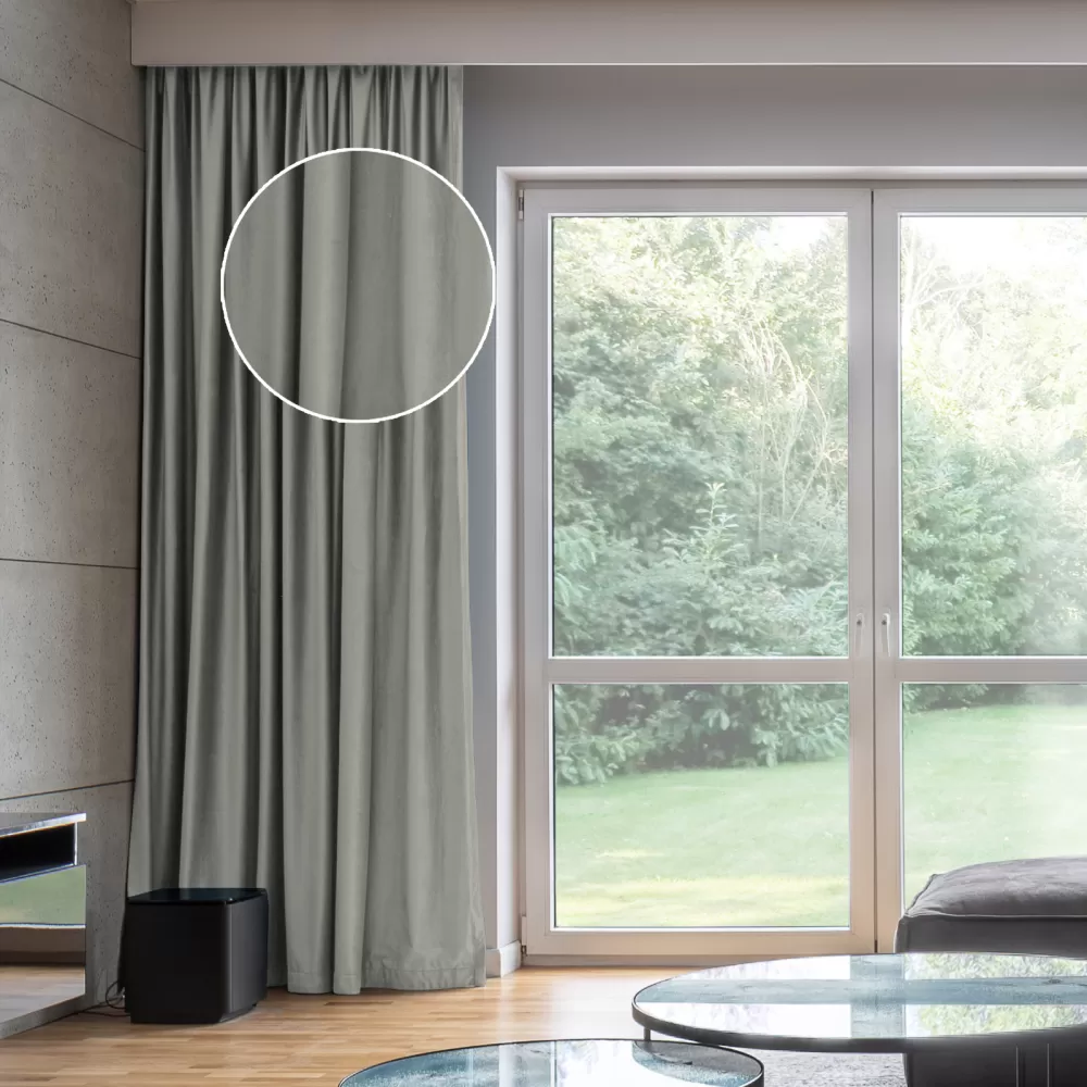 Plain Minimalist Blackout Curtain (60%-80%) 57"