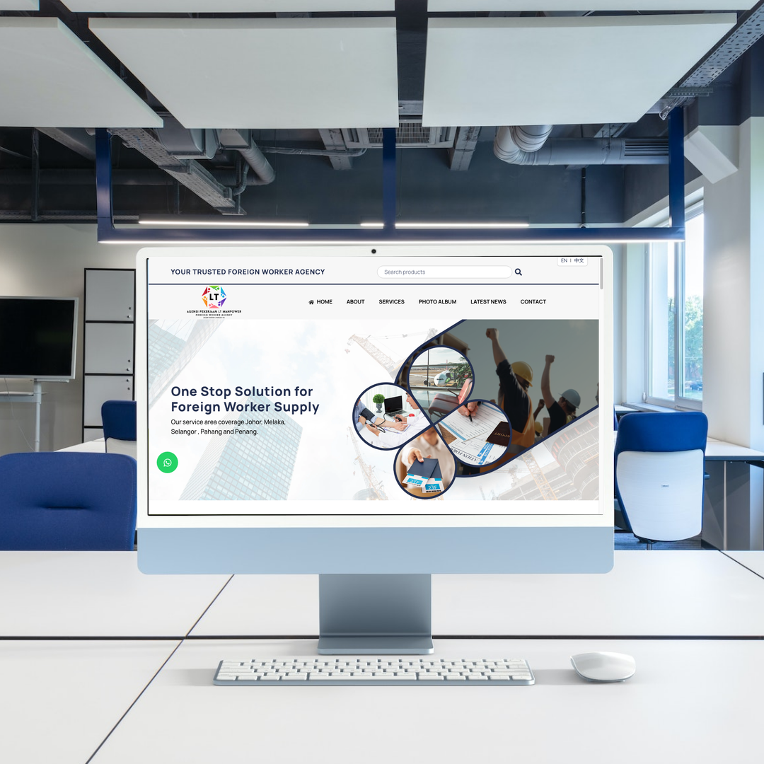 Foreign Worker Agency Website Design & SEO | Johor