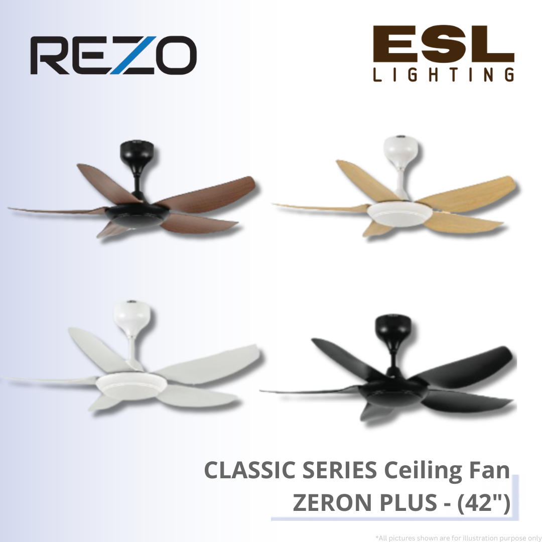 REZO CLASSIC SERIES Ceiling Fan ZERON PLUS - 42"