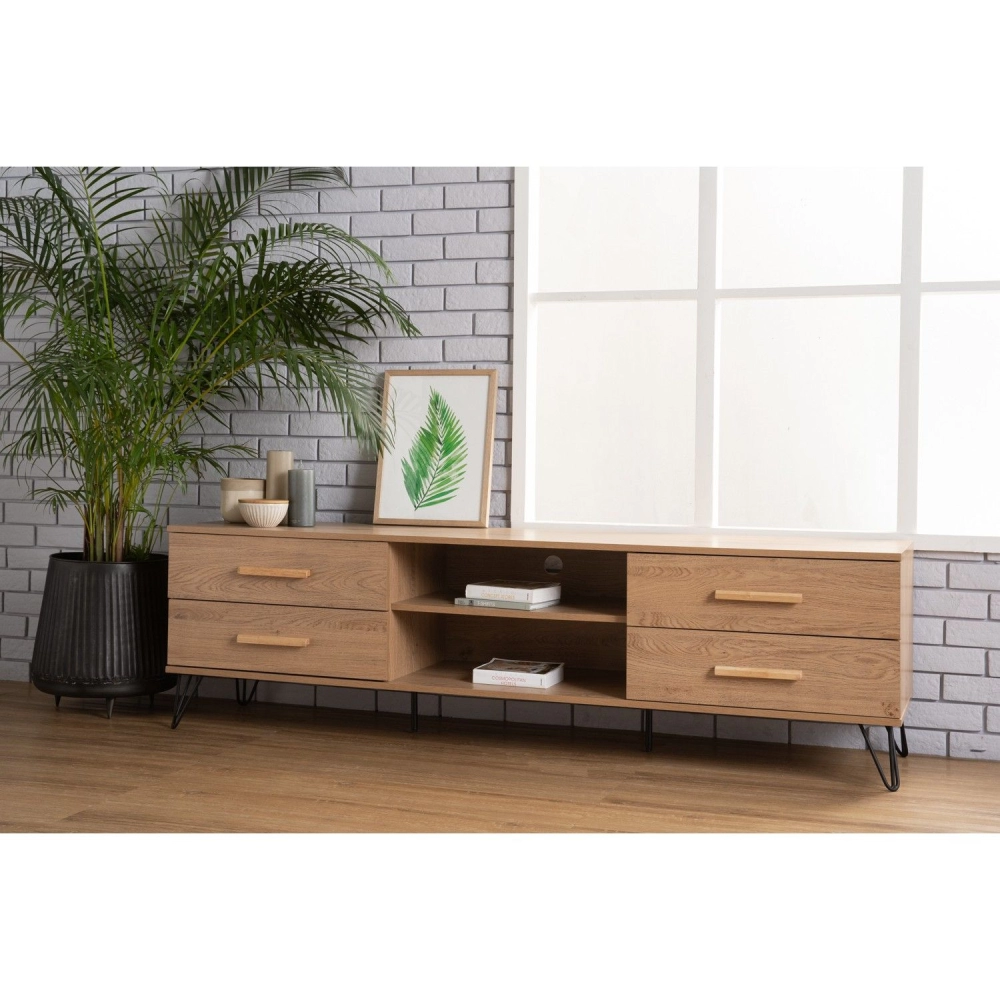 Samos TV Console (180cm L) Natural