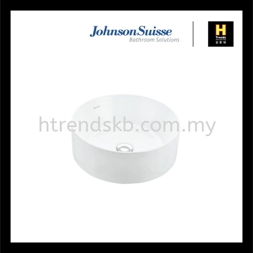 Johnson Suisse Gemelli Round Countertop Basin (WBAAGM120WW)