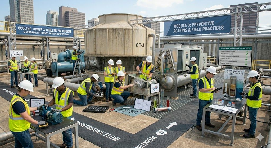Cooling tower and chiller preventive maintenance course