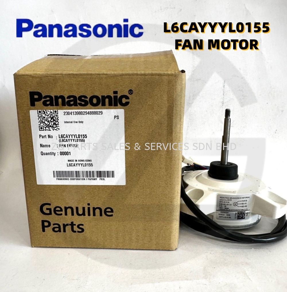 L6CAYYYL0155 Panasonic Fan Motor ZKFN-40-8-56L