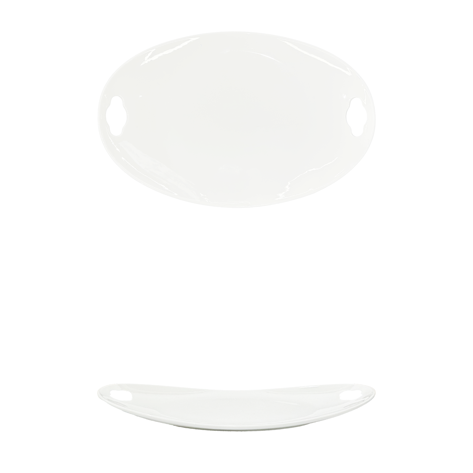 YX-BC-18'' Ruyi double hole tray 18 如意双孔托盘